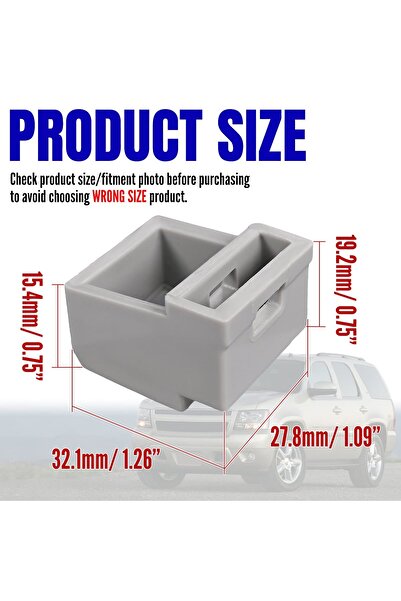 Choice 2pcs Door Arm Rest Switch Panel Clip Door Panel Arm Rest Repair Kit Replacement for Chevy Silvera...