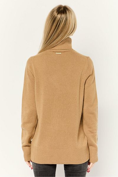 Michael Kors Women Turtle Neck Long Sleeve Sweaters, Brown