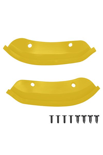 Choice Yellow Front Bumper Splitter Protector Lip Spoiler Yellow for Dodge Challenger SRT Hellcat 2015-2020