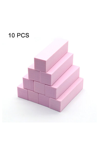 Choice مجموعة مكونة من 10 قطع من ملفات الأظافر باللون الوردي، للعناية بالأظاف...