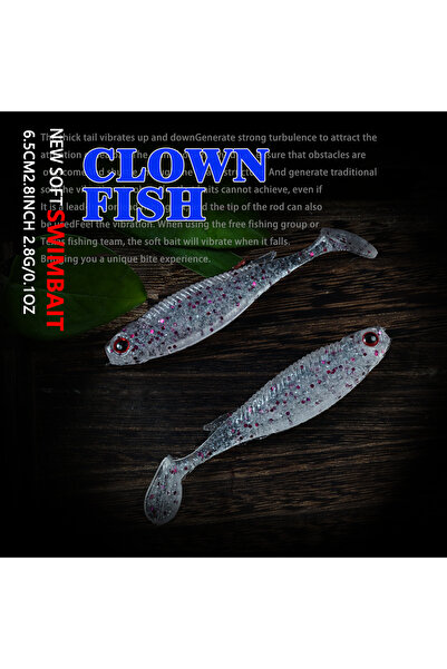 Choice طُعم سباحة جديد ناعم من COLOR 06 SUNMILE 2025 بطول 6.5 سم لصيد أسماك ا...