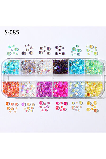 Choice1 S-085 خرز دائري من الأكريليك على شكل حورية البحر مكون من 6 شبكات لتزي...