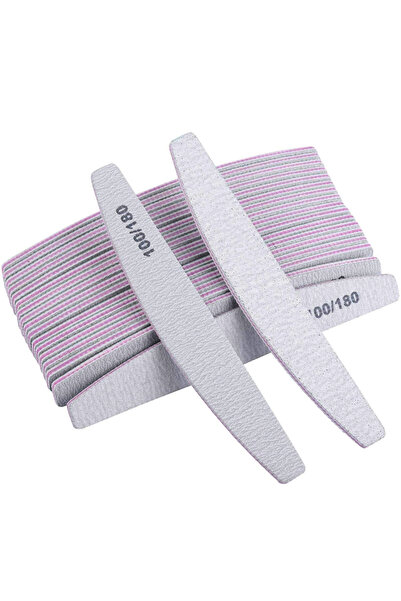 Choice 5 قطع 5 قطع/10 قطع/25 قطعة/مجموعة مبرد أظافر احترافي قابل لإعادة الاستخدام بلوح صنفرة مزدوج الجوانب (حبيبات 100/180)