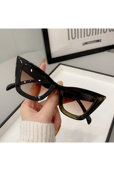 Choice نظارات شمسية مربعة عتيقة بإطار كبير من MULTI Tea للنساء والرجال نظارات...