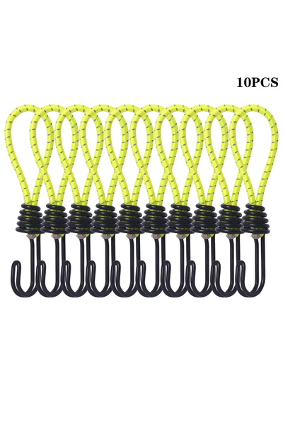 Choice 10 قطع صفراء 5/10 قطع خيمة حبل مرن خطاف متعدد الاستخدامات خيمة التخييم...