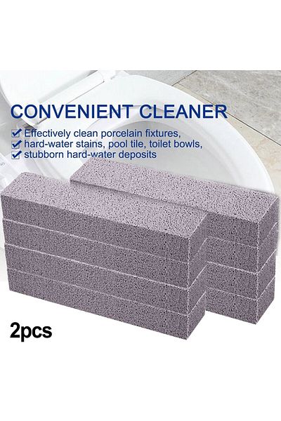 LEENKEA 2pcs Pumice Stones Water Cleaning Pumice Scouring Pad Cleaner Stain Removal For Home Toilet Bowl ...
