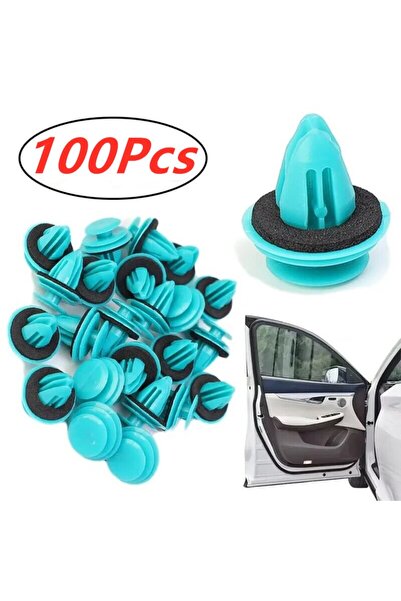 Choice 100pcs 100PCS Door Panel Clip with Seal Ring Fastener Rivet Bumper Clip Retainer for BMW E34 E36 E38