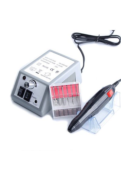 DianaBeauty Us Gray 20000rpm Professional Nail Drill Machine Set Nail Files Drill Bits Gel Polish Remover Tools