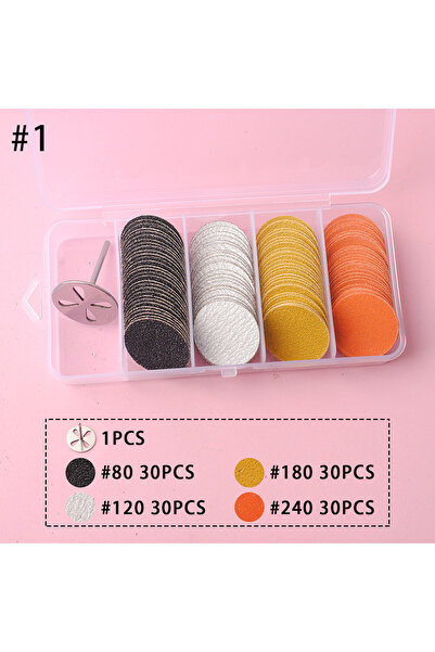 Choice1 مجموعة 1، 120 قطعة/صندوق، ورق صنفرة قابل للاستبدال لإزالة مسامير القد...