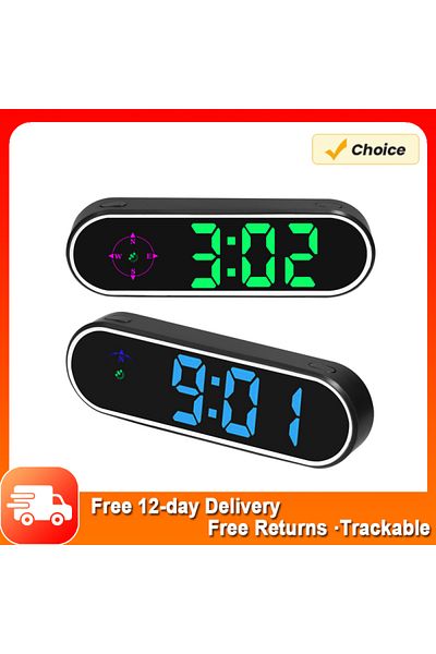 Choice Car Headup Display Gps Digital Speedometer W/ Colorful Led Display Clock & Compass Function Overs...
