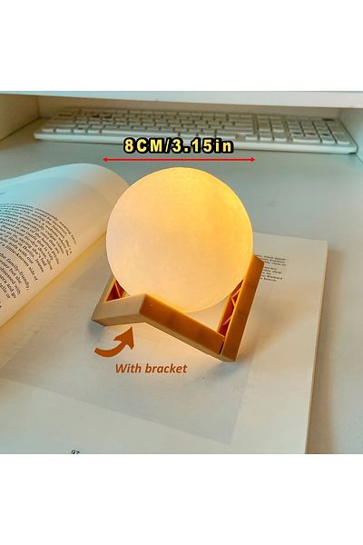 Choice 8cm Warm Children's Day Hand-painted Moon Light DIY Painted Materials Package Kindergarten Parent-ch