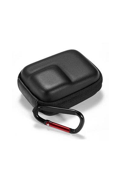 HUOAED black case Mini Storage Bag Case For DJI Action 3/4 Black Action Camera Portable EVA Waterproof Prot