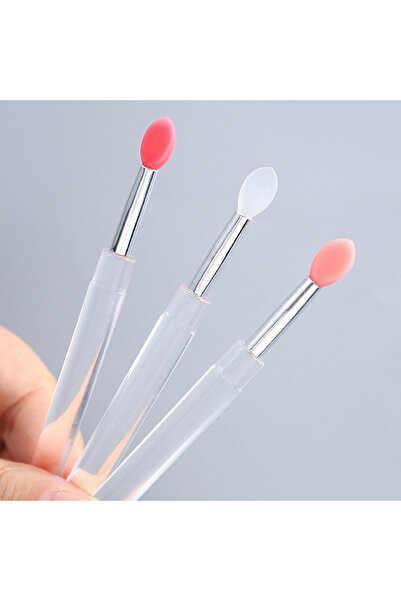 Choice 3 قطع من أعواد السيليكون الناعمة المختلطة، فرشاة وضع بودرة الأظافر، أد...