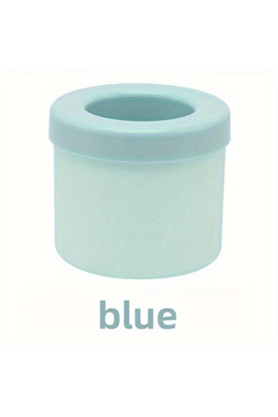 Choice1 قالب مكعبات ثلج من السيليكون باللون الأزرق، دلو ثلج دائري، صنع منزلي ...