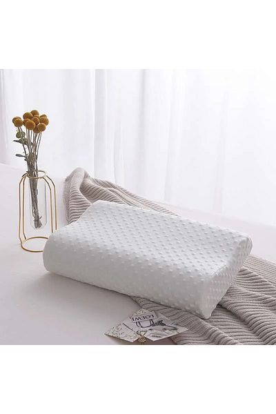 Choice 50x30cm White Memory Foam Pillow for Sleeping Adjustable Side Sleeper Pillow for Neck Shoulder Pain