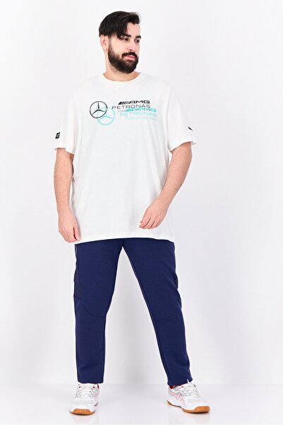 Puma Men Sportswear Fit Short Sleeves Running T-Shirt, Off White