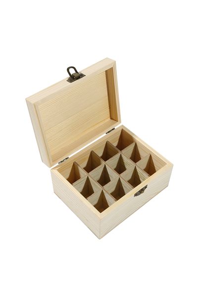 Choice 12 Grids Wooden Storage Box 12/25 Grids Solid Wood Essential Oil Bottle Storage Case Essential Oil P