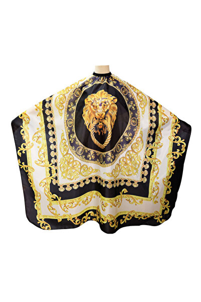 Choice رداء حلاقة احترافي من القماش بنمط أسد لتصفيف الشعر ومئزر تصفيف الشعر ا...