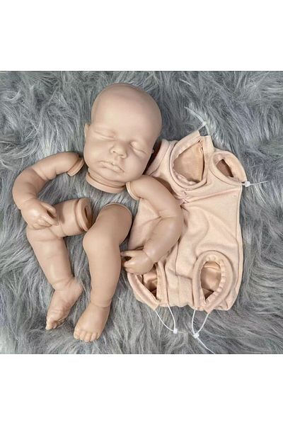 MRB Unpainted Doll Kit 19 Inch Kit LouLou Reborn Baby Doll Kit Vinyl Baby Molds Blank Unpainted Unassemb