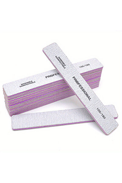 Choice1 5 قطع من ملفات الأظافر اللاصقة ذات النواة الأرجوانية ذات الحبيبات 100...