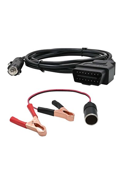 choice2 WHITE ﻿ 12V Car Cigarette Lighter Extension Cable Charger With Crodil...