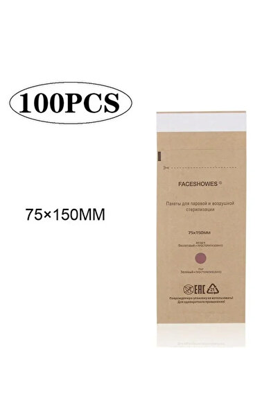 Choice مجموعة من 100 قطعة من أكياس التعقيم والتطهير للاستخدام مرة واحدة، مقاس...