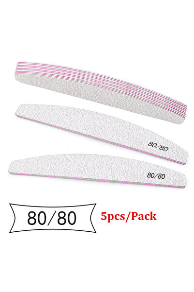 Choice مبرد أظافر CSX-Grit80، 5/25 قطعة، مزيج الألوان، ورق صنفرة احترافي، 80/...