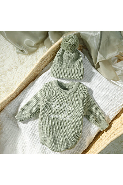Choice 0-1Month light green Ylsteed Hello World Knitting Newborn Photography ...