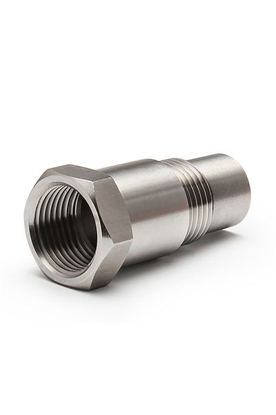 Choice 1PC 1PC Stainless Steel M18 X 1.5 Oxygen O2 Sensor Spacer Adapter Bung Catalytic Converter Fix Check