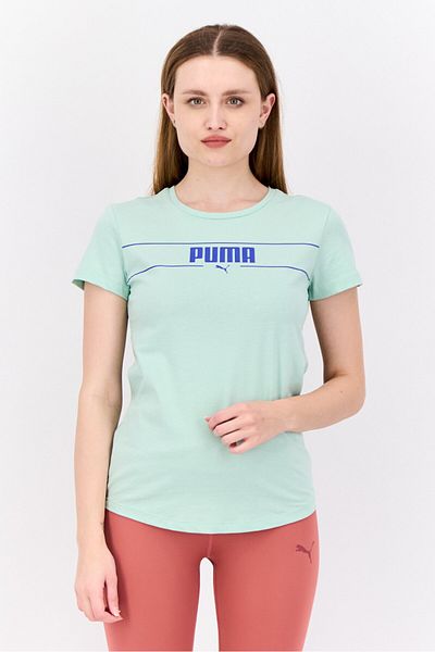 Puma Women Sportswear Fit Short Sleeve Outdoor Top, Mint Green