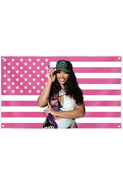 Choice 90 x 150cm JY015 S-Z-A American Flag Funny Banner 3x5 FT Tapestry With Four Grommets For College Dor