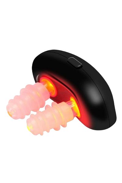 VAKIND black Cordless Red Light Nasal Therapy Device Rhinitis Relief Tool Low Frequency Pulse Nose Massage