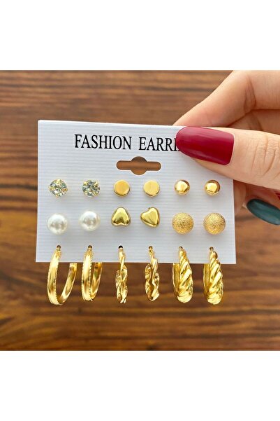 Choice AYA54185 24 Pcs European and American Boho Big Circle Hoop Earring Set...