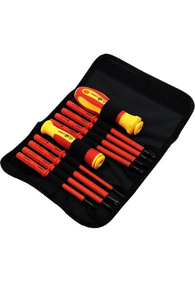 Choice 10 pcs set Insulated Electrician Screwdriver High Hardness Combo Household Magnetic Cross Word Shape