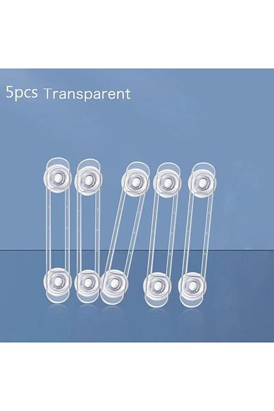 Choice 5pcs Multi-functional Baby Drawer Refrigerator Lock 5pcs Child Safety Lock Transparent Anti-Opening