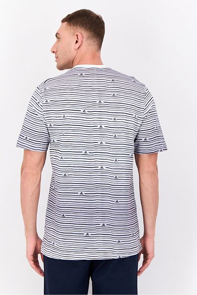 adidas Men Sportswear Fit Short Sleeve Outdoor T-shirt, Black/white