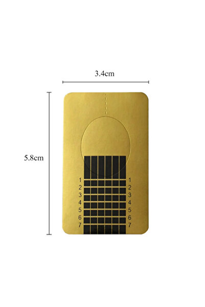 Choice 100 قطعة من قوالب فن الأظافر الذهبية، أكريليك فرنسي، جل أظافر بالأشعة ...