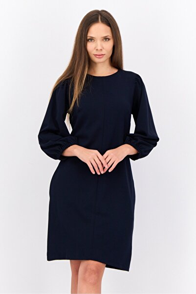 Maggy London Women Plain Mini Dress, Dark Navy