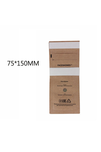 Choice1 75 × 150 مم 50 قطعة من أكياس تنظيف ورق الكرافت ذات درجة الحرارة العال...