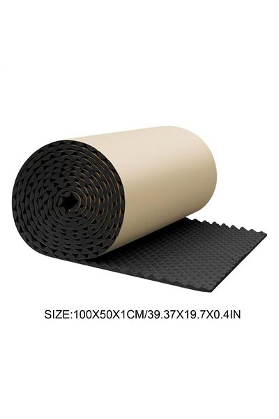 Choice 1 meter 2cm Car Sound Deadener Pad Car Acoustic Thermal Sound Deadener Mat Auto Deadening Noise Insu