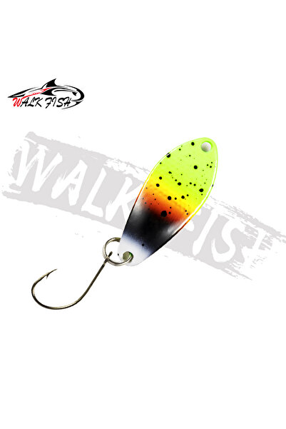 Choice L 12 WALK FISH 1PC طُعم صيد السمك ملعقة 3 جرام 31 مم طُعم صيد معدني بخ...