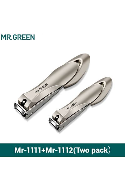 Mr Green Mr-1210plus Mr.green Nail Clippers Stainless Steel Anti Splash Fingernail Cutter Manicure Tools Bion