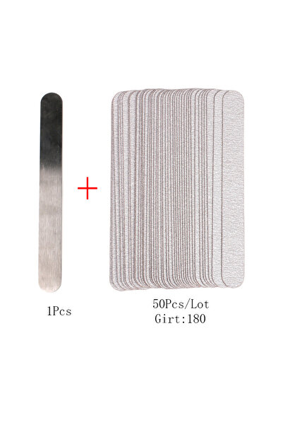 Choice 50 قطعة من وسادات التلميع القابلة للإزالة بحبيبات 180/180/240 مع مبرد ...