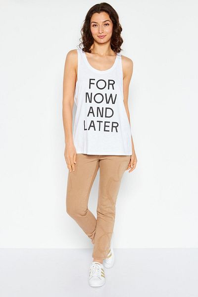 NAH/ Studio Women Sportswear Fit Sleeveless Training Top, White