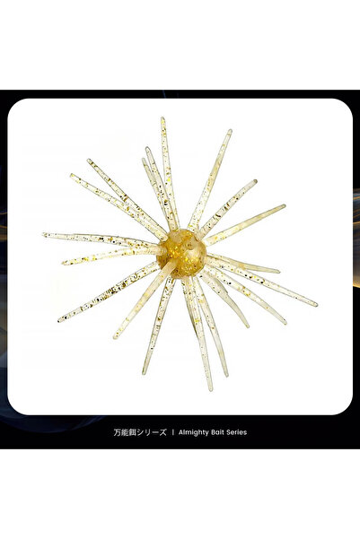 Choice قطعة واحدة 110 مم 8.7 جرام QQHD003- طعم صيد ذهبي من مادة TPE بازوكا مق...