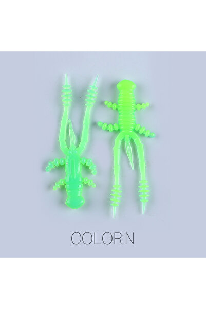 Supercontinent 47 مم 15 قطعة 0.67 جرام N 2023 جديد طُعم جراد البحر 7.2 سم / 4...