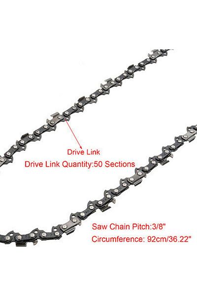 Choice 14in Chainsaw Saw Chain 3/8 LP 50DL Sharp Chains Replacement For STIHL MS250 MS180 MS230 Chainsaw...