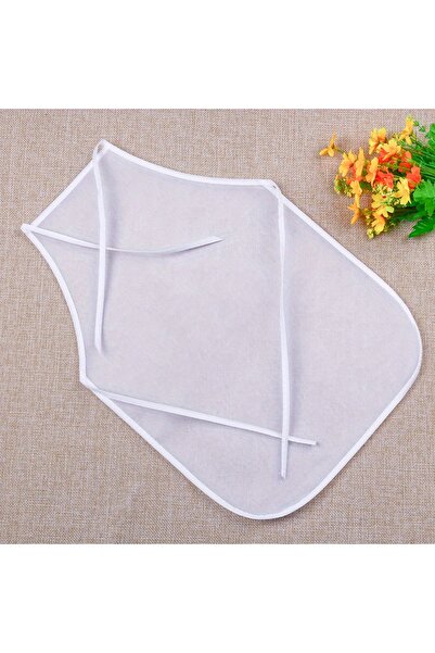 Choice 30 قطعة من مآزر الأطفال المصنوعة من القماش غير المنسوج باللون الأبيض، مريلة للأطفال للاستخدام مرة واحدة آمنة للاستخدام مرة واحدة، مناسبة للحرف اليدوية والفنون والرسم