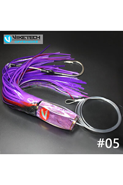 Choice طُعم صيد أسماك المياه المالحة الجديد من الراتنج البنفسجي، طُعم صيد أسم...