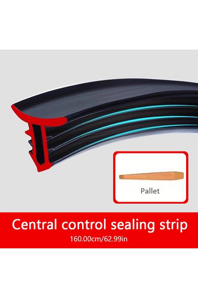 SEAMETAL 1 pc SEAMETAL 160CM Dashboard Gap Filler Flexible Rubber Seal Strip Waterproof Dustproof Car Center